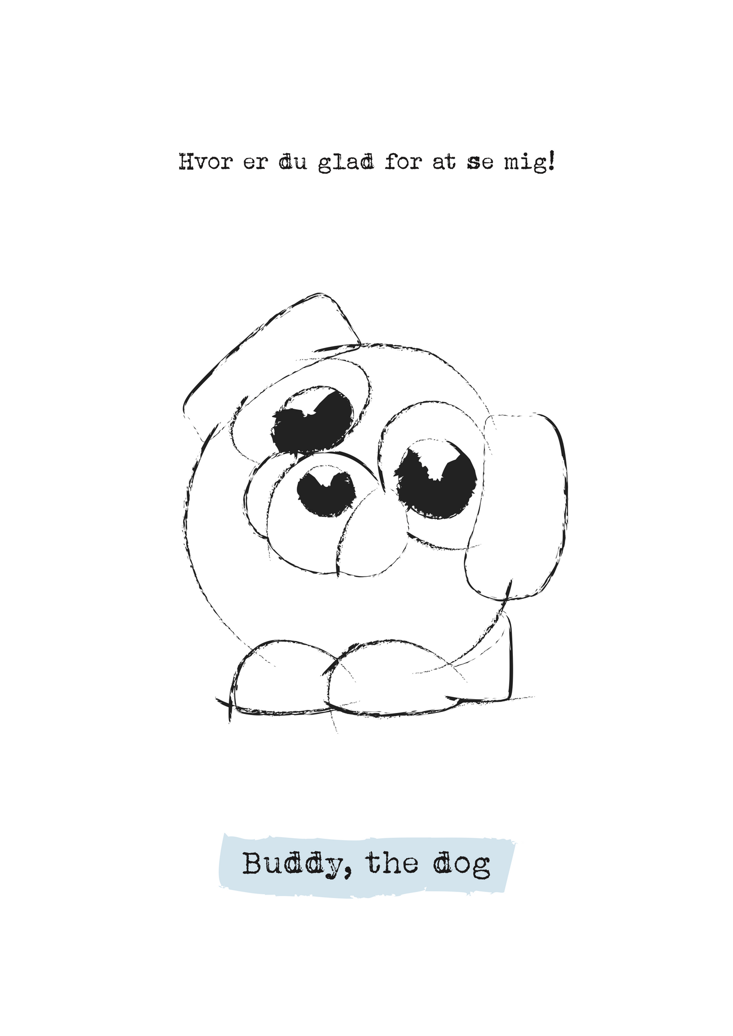 Postkort - Buddy